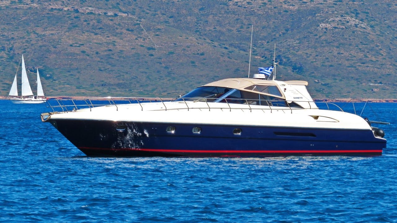 Book Gianetti 55 Sport Motor yacht for bareboat charter in Lavrion - Olympic Marine, Athens area/Saronic/Peloponese, Greece with TripYacht!, picture 1