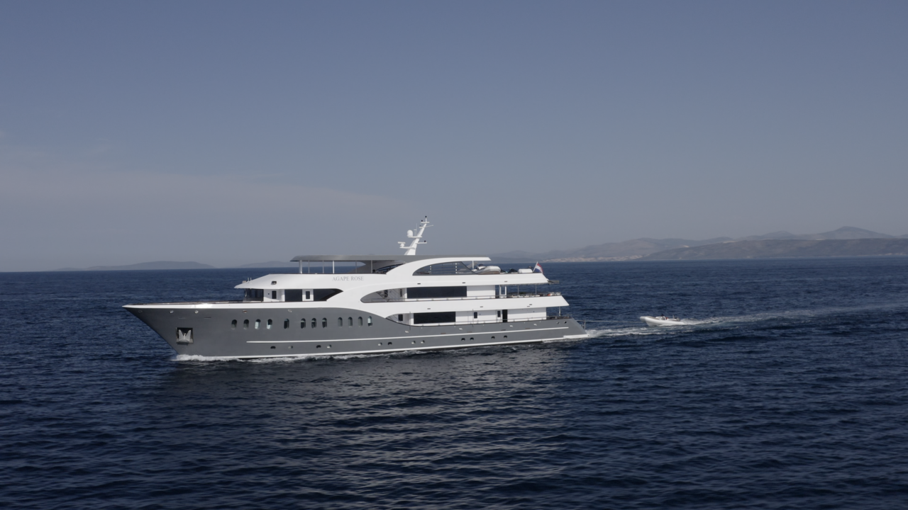 Book MY Agape Rose Luxury motor yacht for bareboat charter in Split Harbour, Split region, Croatia with TripYacht!, picture 1