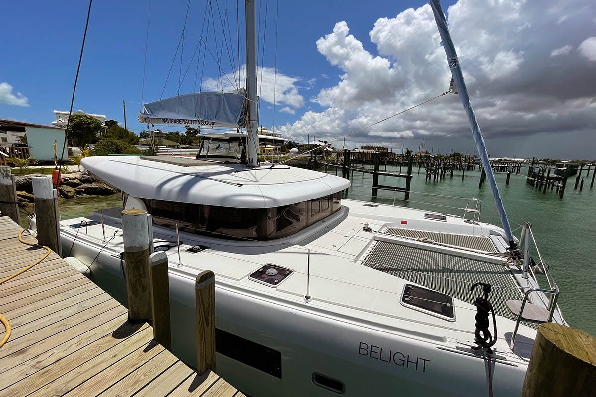Book Lagoon 42 - 4 + 2 cab. Catamaran for bareboat charter in Marsh Harbour, Conch Inn Marina, Abaco Islands, Bahamas with TripYacht!, picture 1