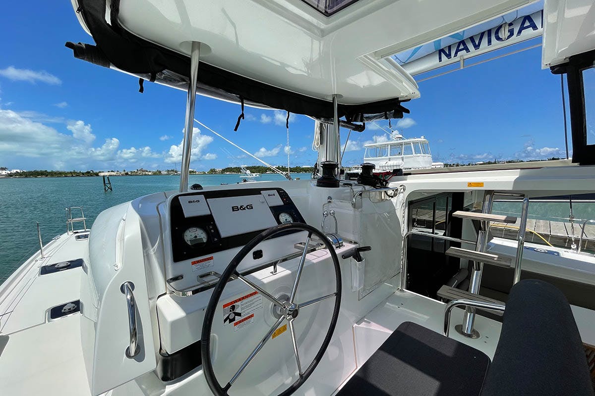Book Lagoon 42 - 4 + 2 cab. Catamaran for bareboat charter in Marsh Harbour, Conch Inn Marina, Abaco Islands, Bahamas with TripYacht!, picture 6