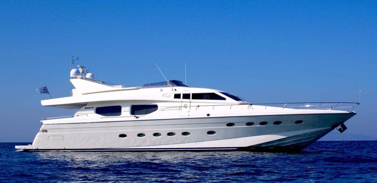 Book Posillipo Technema 80 Luxury motor yacht for bareboat charter in Athens, Alimos marina, Athens area/Saronic/Peloponese, Greece with TripYacht!, picture 1