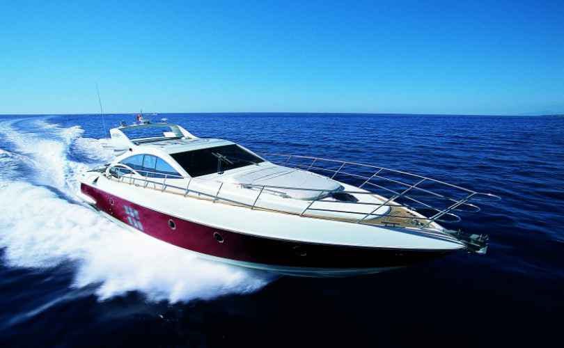 Book Azimut 68 - 4 + 1 cab. Luxury motor yacht for bareboat charter in Athens, Alimos marina, Athens area/Saronic/Peloponese, Greece with TripYacht!, picture 1