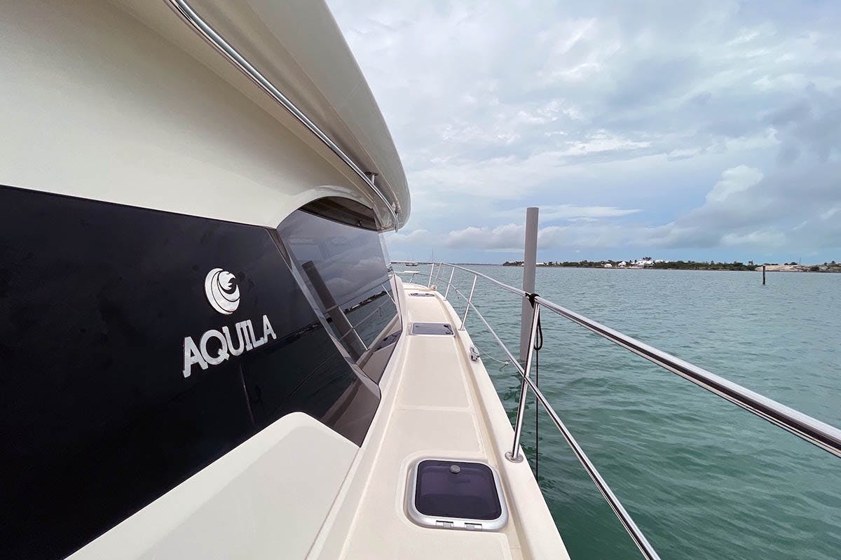 Book Aquila 44 Power catamaran for bareboat charter in Marsh Harbour, Conch Inn Marina, Abaco Islands, Bahamas with TripYacht!, picture 6