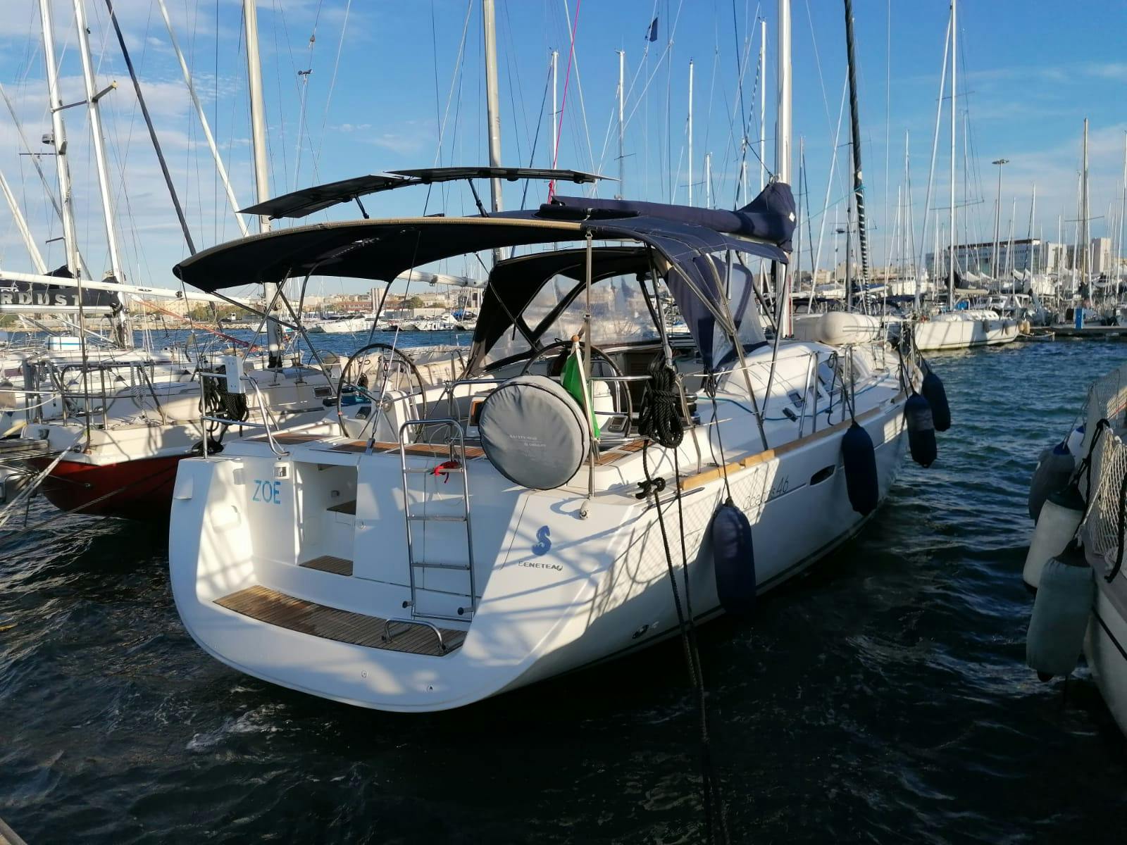 Book Oceanis 46 - 4 cab. Sailing yacht for bareboat charter in Porto Bari, Apulia, Italy with TripYacht!, picture 8