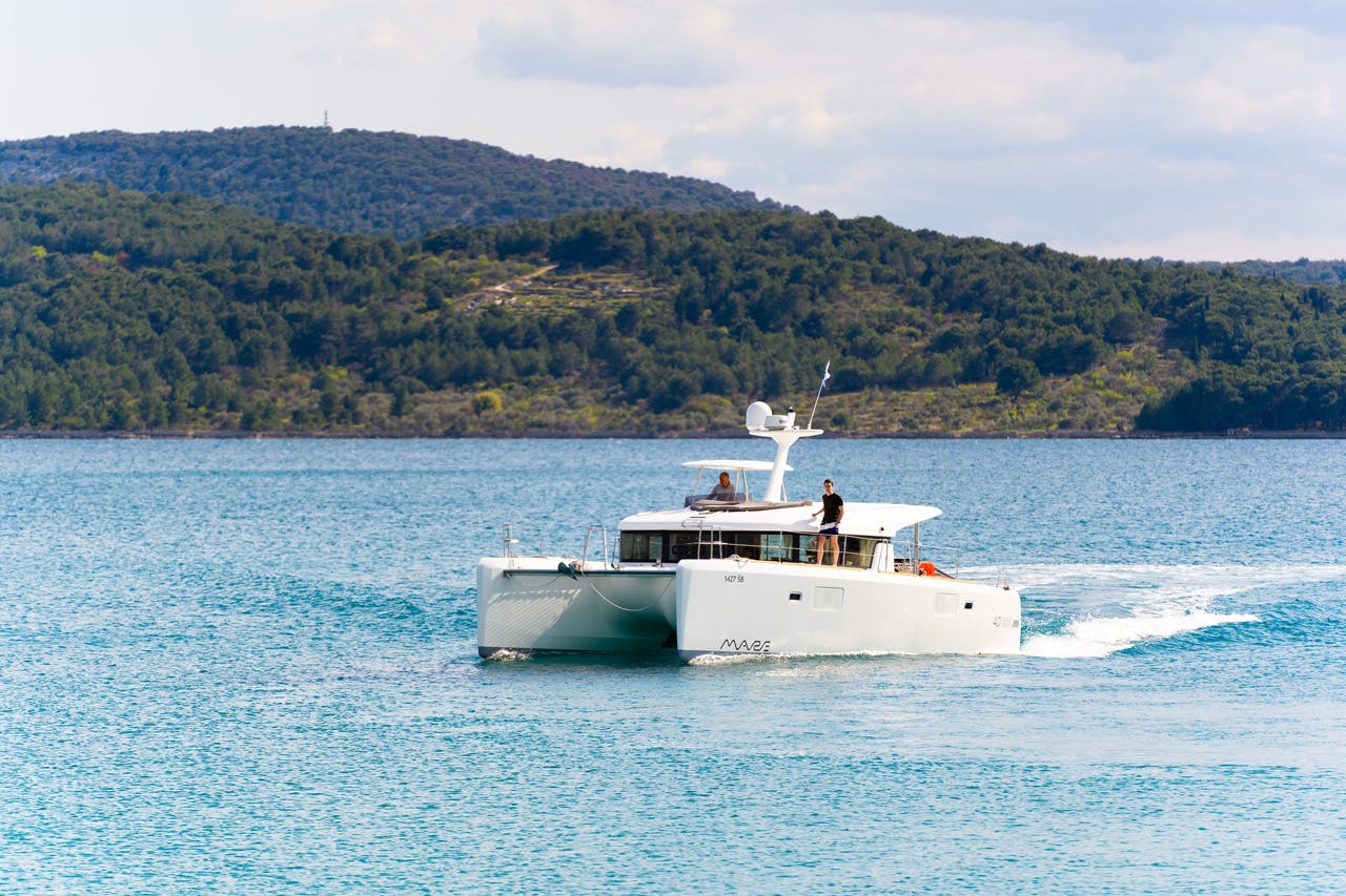 Book Lagoon 40 MotorYacht - 3 + 2 cab. Power catamaran for bareboat charter in Marina Mandalina, Sibenik, Šibenik region, Croatia with TripYacht!, picture 5