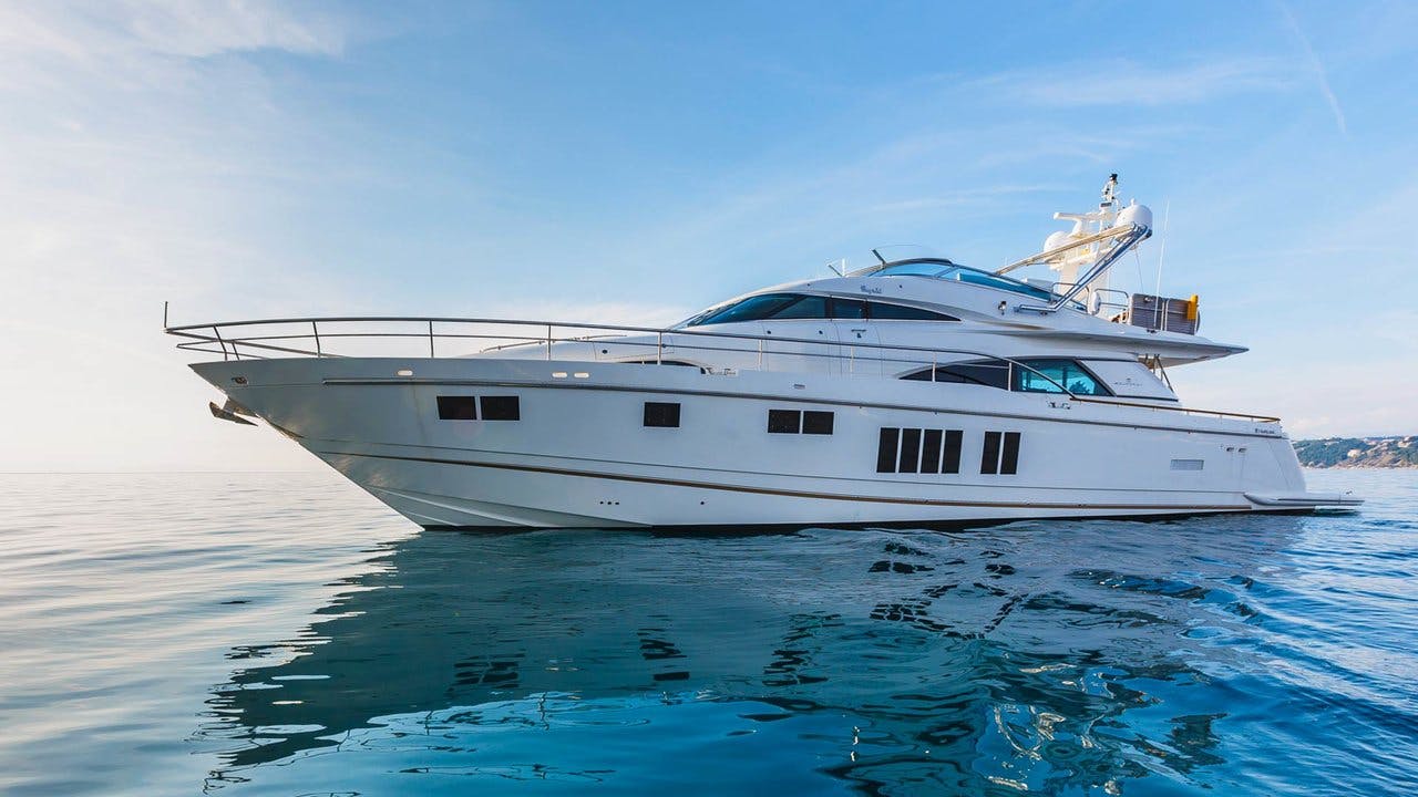 Book Fairline Squadron 78 Luxury motor yacht for bareboat charter in ACI Marina Split, Split region, Croatia with TripYacht!, picture 1