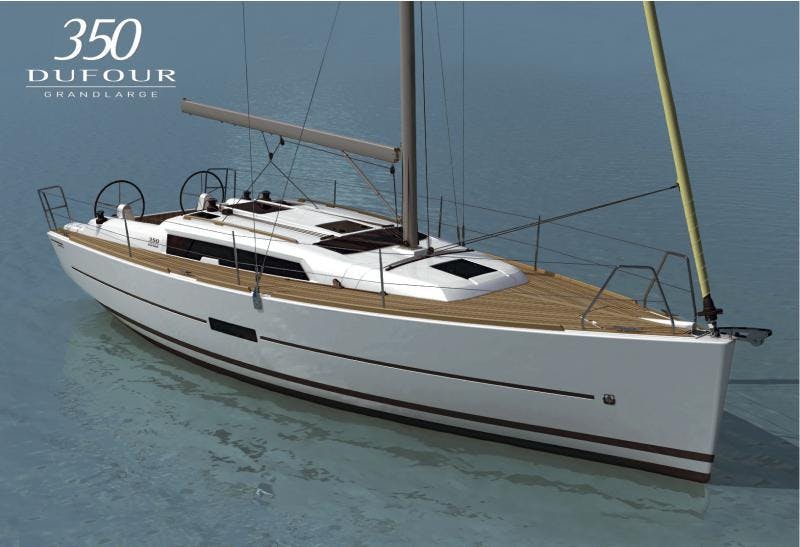 Book Dufour 350 GL Sailing yacht for bareboat charter in Nikiti, Northern Greece/Aegean, Greece with TripYacht!, picture 1