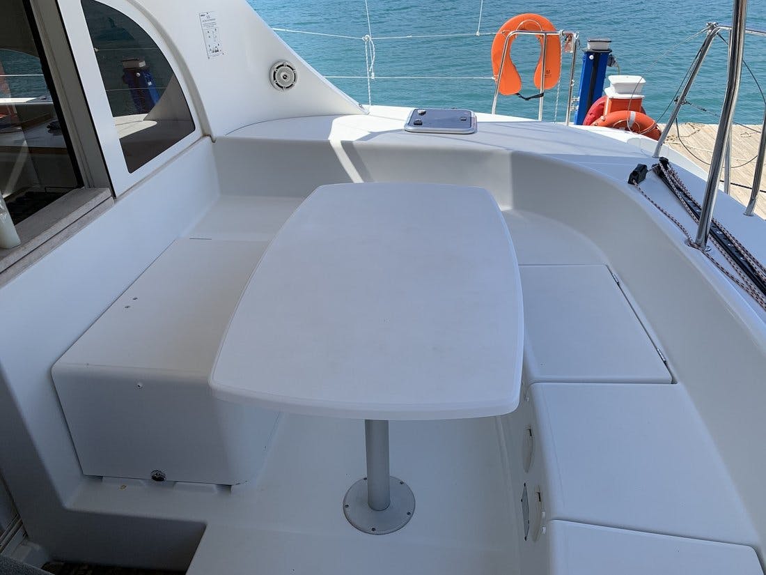 Book Lagoon 380 - 4 + 2 cab. Catamaran for bareboat charter in Fethiye, Yacht Club Mai, Mediterranean, Turkey with TripYacht!, picture 4