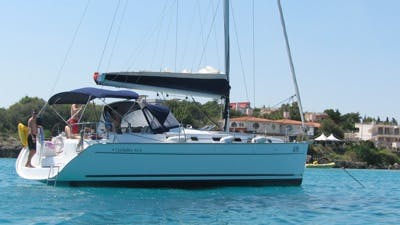 Book Cyclades 43.4 Sailing yacht for bareboat charter in Marina di Nettuno - Anzio, Lazio, Italy with TripYacht!, picture 1