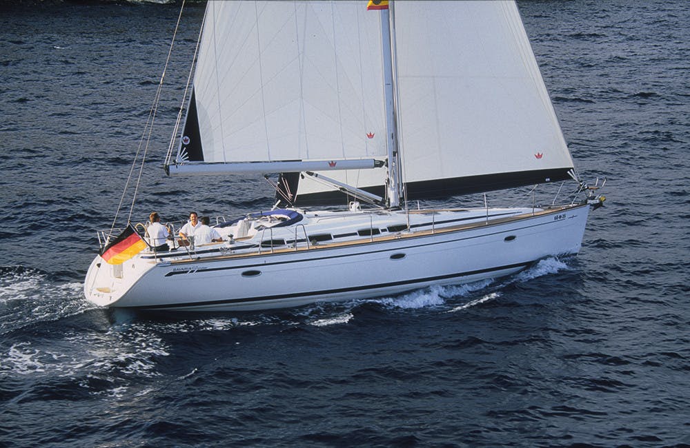 Book Bavaria 46 Cruiser Sailing yacht for bareboat charter in Port of Avdira, East Macedonia and Thrace, Greece with TripYacht!, picture 1