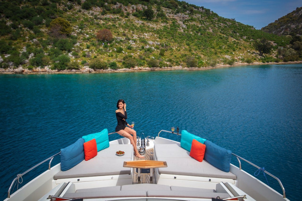 Book Numarine 62 Flybridge Motor yacht for bareboat charter in Göcek, Aegean, Turkey with TripYacht!, picture 20
