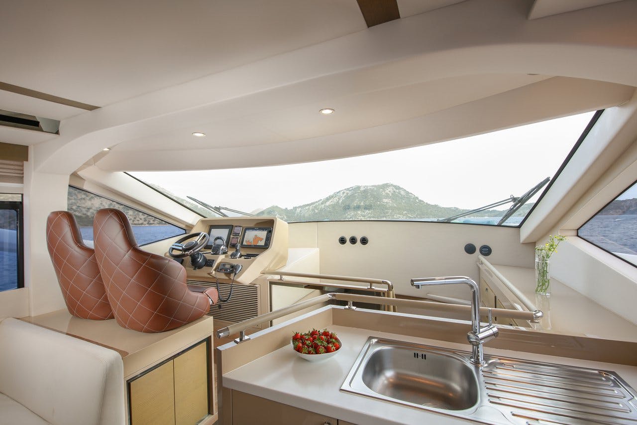 Book Numarine 62 Flybridge Motor yacht for bareboat charter in Göcek, Aegean, Turkey with TripYacht!, picture 24