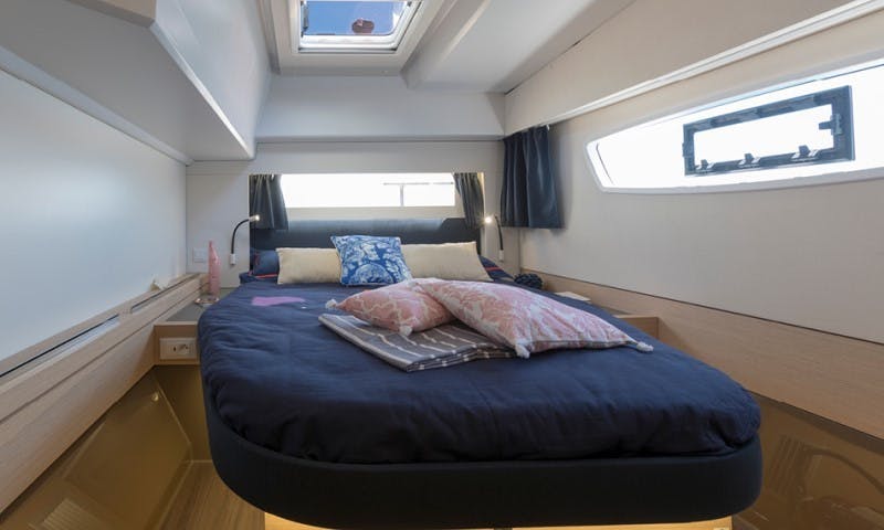 Book Fountaine Pajot Astrea 42 - 4 + 2 cab. Catamaran for bareboat charter in Cote D'Azur, Port Pin Rolland, Provence-Alpes-Côte d'Azur, France with TripYacht!, picture 10