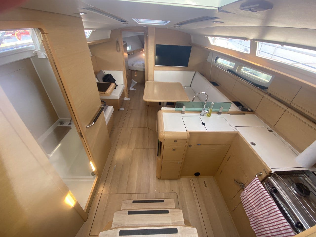 Book Sun Odyssey 419 Sailing yacht for bareboat charter in Largs Yacht Haven, North Ayrshire, Scotland, UK  with TripYacht!, picture 3