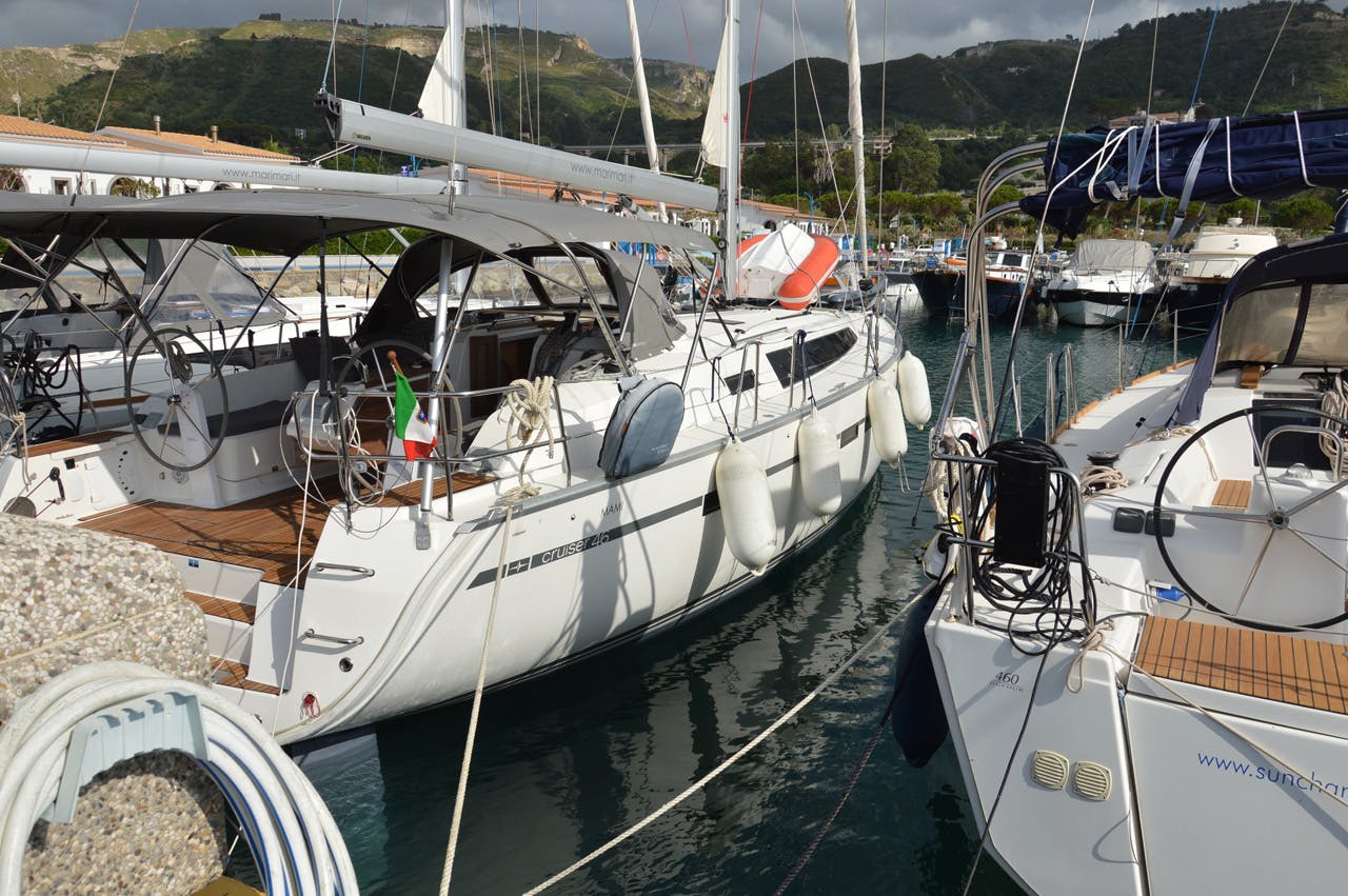 Book Bavaria Cruiser 46 - 4 cab. Sailing yacht for bareboat charter in Tropea, Porto di Tropea, Calabria, Italy with TripYacht!, picture 3