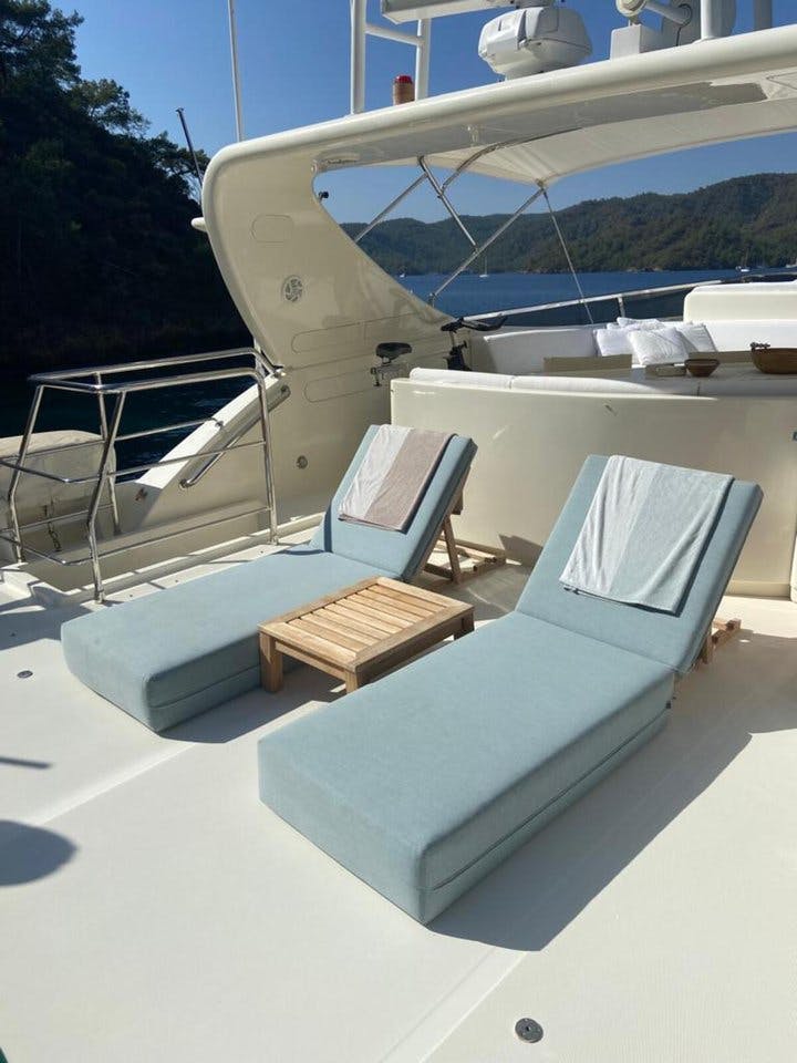 Book Falcon 86 Motor yacht for bareboat charter in Göcek, Aegean, Turkey with TripYacht!, picture 8