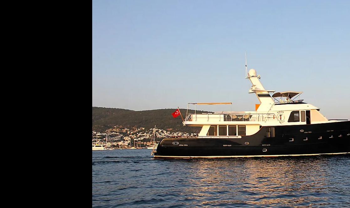 Book Trawler 77 Motor yacht for bareboat charter in Bodrum, Milta Marina, Aegean, Turkey with TripYacht!, picture 1