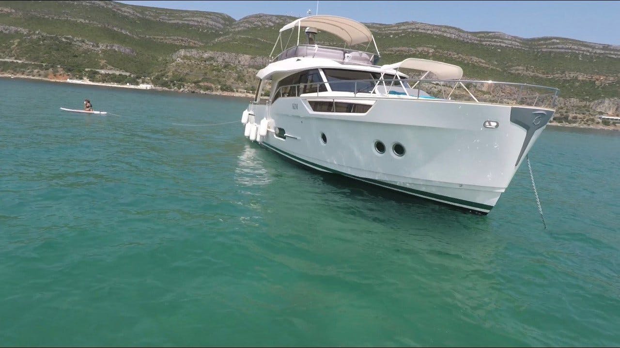 Book Greenline 48 Fly Motor yacht for bareboat charter in Troia Marina, Grandola, Portugal with TripYacht!, picture 9