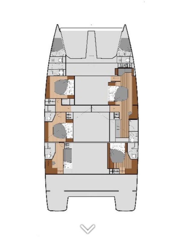 Book Fountaine Pajot Power 67 Power catamaran for bareboat charter in Athens, Alimos marina, Athens area/Saronic/Peloponese, Greece with TripYacht!, picture 2