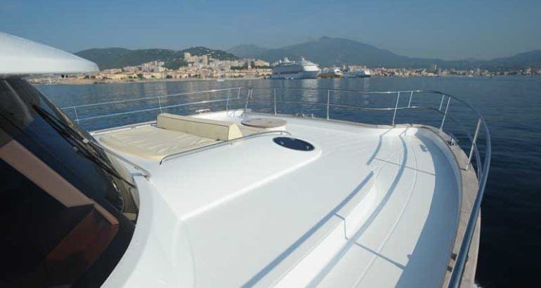 Book Fountaine Pajot Queensland 55 Power catamaran for bareboat charter in Corfu, Gouvia Marina, Ionian Islands, Greece with TripYacht!, picture 9