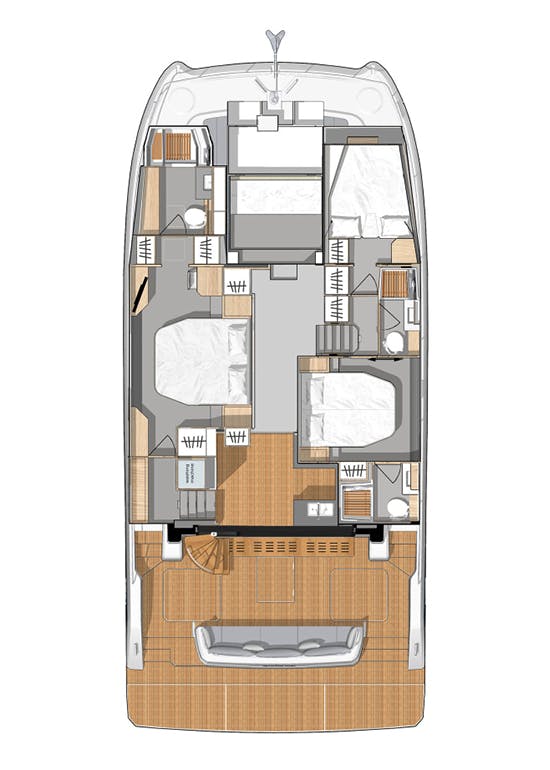 Book Fountaine Pajot MY6 Power catamaran for bareboat charter in Athens, Alimos marina, Athens area/Saronic/Peloponese, Greece with TripYacht!, picture 2