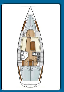 Book Hanse 341 Sailing yacht for bareboat charter in Marina di Nettuno - Anzio, Lazio, Italy with TripYacht!, picture 2