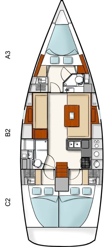 Book Hanse 400 Sailing yacht for bareboat charter in Largs Yacht Haven, North Ayrshire, Scotland, UK  with TripYacht!, picture 2