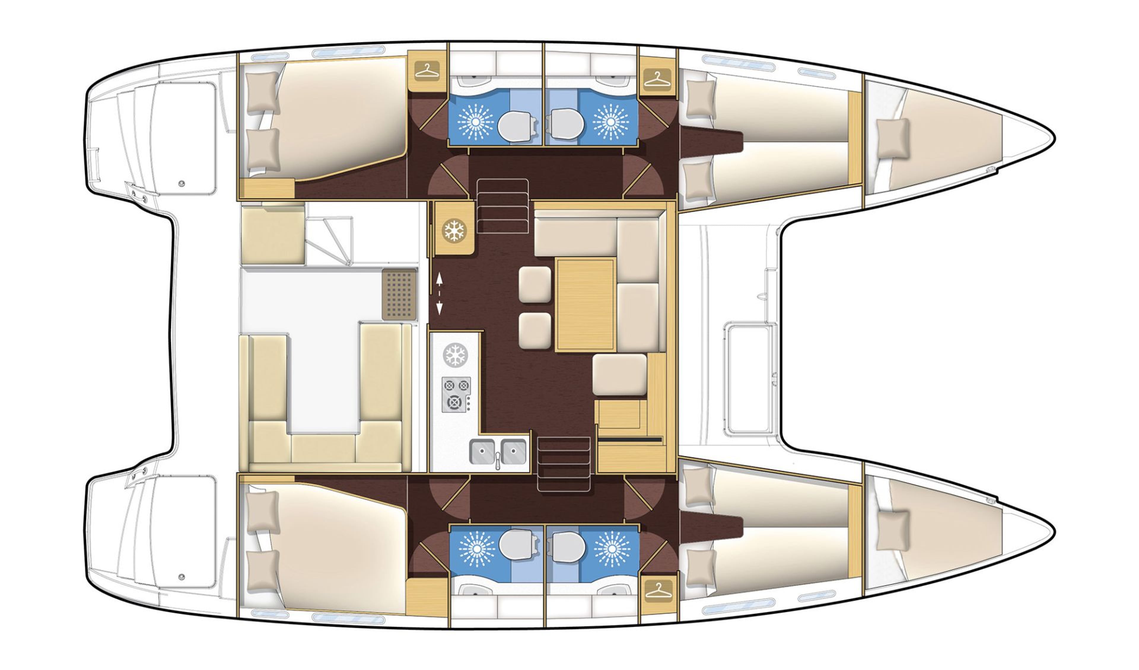 Lagoon 400 S2 - 4 + 2 cab. - Vicky, picture 3