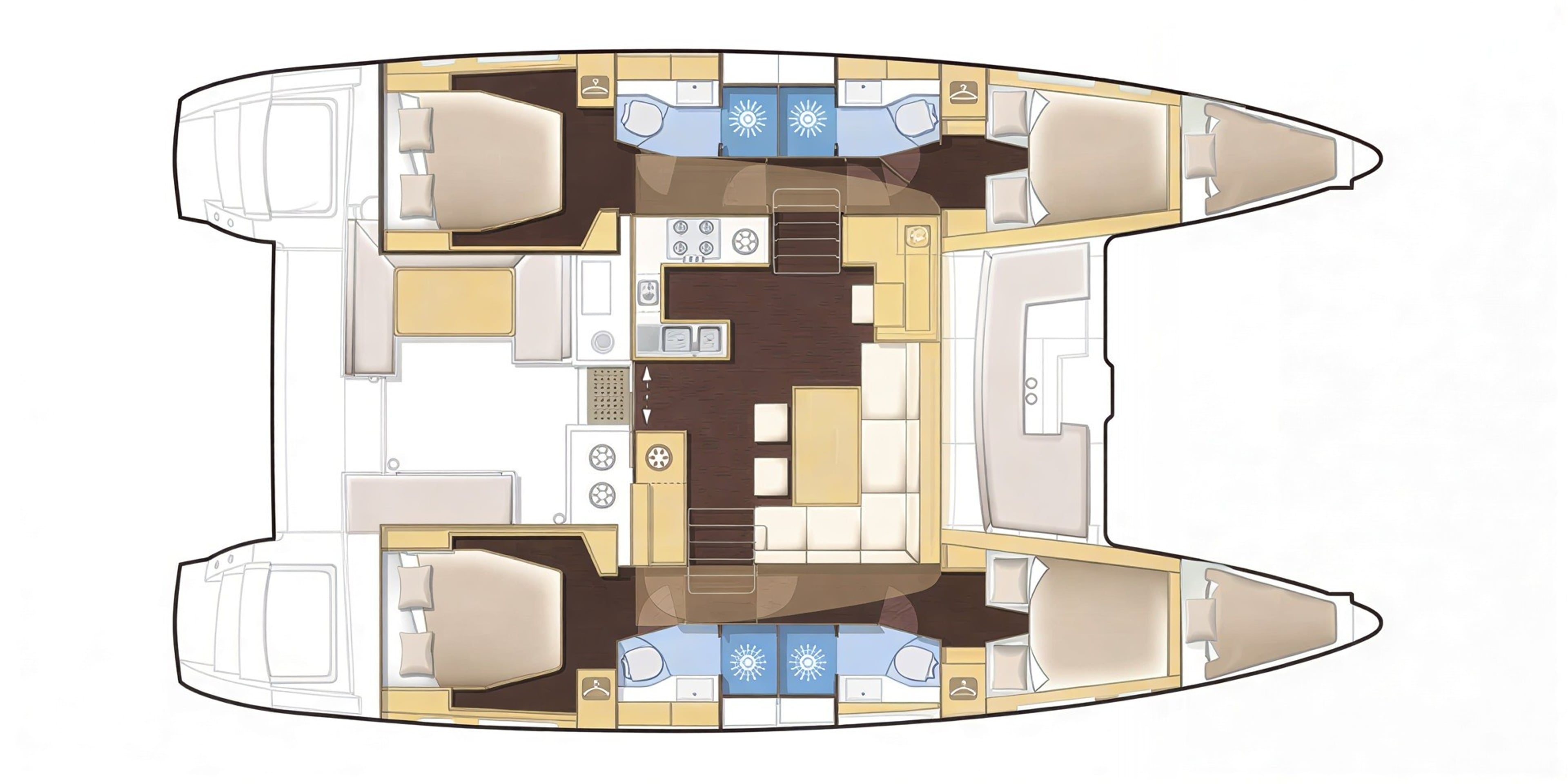 Lagoon 450 - 4 + 2 cab. - Thoe, picture 2