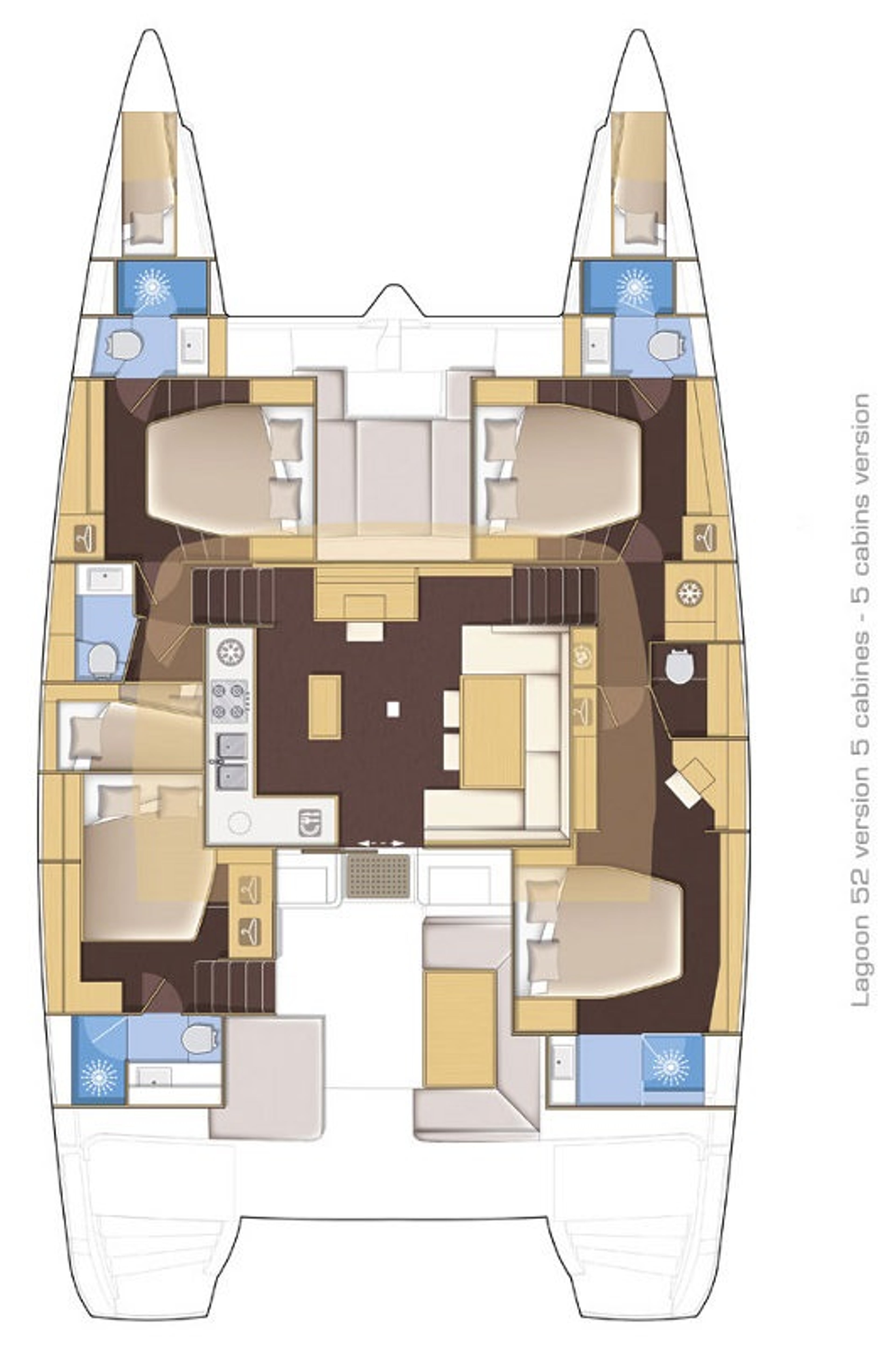 Lagoon 52 - 5 + 2 cab. - Kepi, picture 2